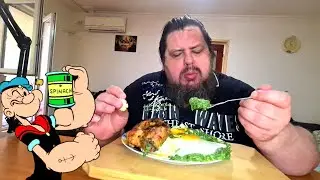 SPANAC ARIPIOARE DE PUI SI OUA -MUKBANG ROMANIA