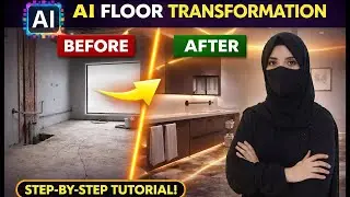 How to create Room transformation time lapse videos with Ai🔥 -Create Viral Epoxy Flooring Videos