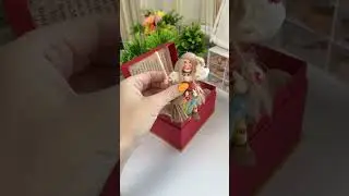 Ягуся-хиппи ищет 🏡  Ватная ёлочная игрушка