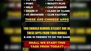 It's time to Boycott Chinese apps