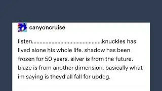 Late Night Tumblr Posts 