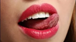 Hollywood Actress Hande Ercel Vertical Lips Closeup