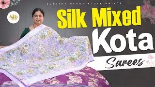 Silk Mixed Kota Sarees | Modern Look with Traditional Feel | Jejis Vlogs