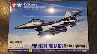 Building the 1/72 Tamiya F-16 CJ part 5 - painting