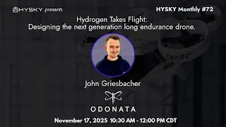 #72 Odonata | John Griesbacher | The Next Long Endurance Drone Hydrogen