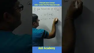 Principal value of cos inverse functions #maths #mathtrick