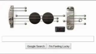 Les Paul Google Doodle Guitar Zelda's Lullaby