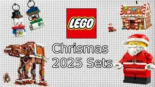 LEGO Seasonal 2025 Sets OFFICIALLY Revealed | Gingerbread AT-AT Walker & three other Christmas sets