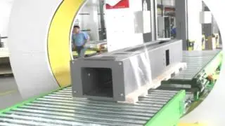 YK HS1800 THAILAND IKEA HORIZONTAL STRETCH WRAPPER WITH SEPERATING FILM WINDING.