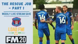 FM20 Live Stream | Carlisle United - The Rescue Job | Part 1 | Football Manager 2020