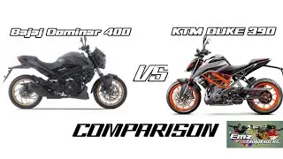 Bajaj Dominar 400 vs KTM Duke 390 | Specs, Comparison and Price &brvbar; EmzMotoWorks