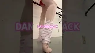 DANCER HACK #ballerina#hack#lifehack#protip#legwarmers#ballet#dancer#love#happy