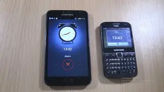 Alarm Clock Sound & Vibration QWERTY BUTTON ANDROID Samsung Galaxy  Y Pro &  Note 1