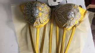 How to make Corset without bra cup// how to fix boning.  #Corset #boning
