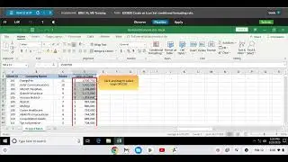 BIM I Excel Module 6 Training Task Tutorial: EX9830 Create an Icon Set conditional formatting rule.
