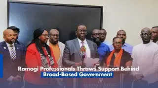 Ramogi Professionals Throws Support Behind Broad-Based Government