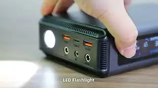 Compact Stylish 150W Portable Power Station with Grade A SAMSUNG 21700 Cell 14.8V 10Ah