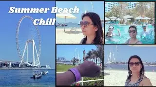 Summer Beach Chill I Eid Mubarak Holiday #summer2025 #dubai #eidmubarak #beach