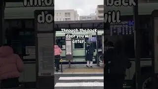 Kyoto: how to ride on the bus.
