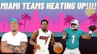MIAMI HEAT and MIAMI DOLPHINS season talk (FT. Miami Sports Vibes Podcast)
