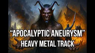 APOCALYPTIC ANEURYSM -  Heavy/Groove Metal track (AI-assisted) ON-SCREEN LYRICS