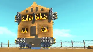 FLYING HOUSE GONE WRONG! (Scrap Mechanic)