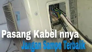 Tutorial Cara Pasang Kabel Kelistrikan Saat Pasang  Ac Daikin Inverter|Service Ac Bekasi