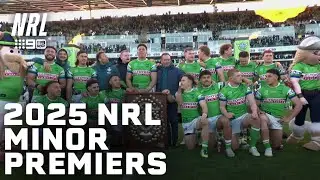 Canberra Raiders have WON the 2025 NRL Minor Premiership | NRL on Nine