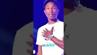 This is when the audience shocked Pharrell Williams ❤️✨ #getlucky #pharrellwilliams #shorts #music