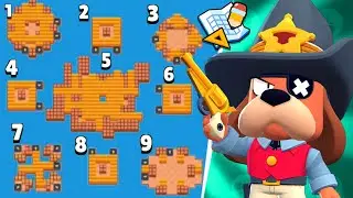 9 SHOWDOWN Maps in ONE!!😳☠️ | Brawl Stars Map Maker Winners🛠️