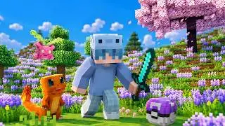 Minecraft mais avec des POK&Eacute;MON ?! Let's Go ! (PIXELMON) @Minoc #1