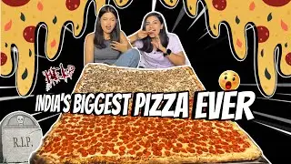 We ate the biggest pizza in India😱|Domino&rsquo;s | Food Eating  Challenge🤯