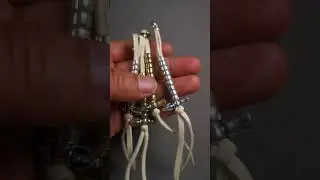 7mm Brass Prayer Bead Counters with Vajra and Bell Pendant