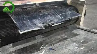 🔥 Profit from Solar Panel Waste: Pyrolysis Machine Recovers Glass & Silicon! #solarpanelrecycling