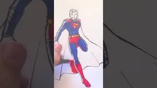 Superman Tutorial #art #animedrawing #drawing #dc #superman2025 #jamesgunn