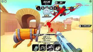 Crazy 5 nukes 469 kills on wildwest Big paintball 2