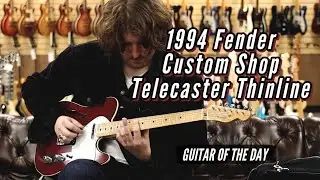 Fender Custom Shop Telecaster Thinline 1994 года | Гитара дня
