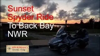 Sunset Spyder Ride to Back Bay National Wildlife Refuge