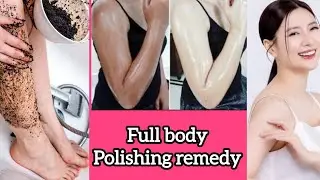 Full body polishing scrub Skinwhitening at home| Remove dirt tan and dullness Get glowing skin