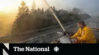 Nova Scotia wildfire grows despite rainfall