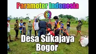 Dropping bantuan logistik di Desa Sukajaya Bogor (08 Januari 2020)