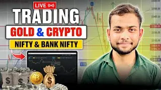 Live Market Analysis  | Crypto Forex Gold + Nifty BankNifty | Liquidity Moves, Reversals & Breakouts