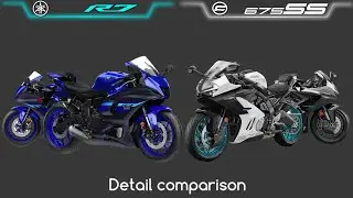 ALL NEW CFMOTO 675ss 🆚 YAMAHA R7 | Comparison | Mileage | Top Speed | Price | Bike Informer