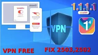 สอนติดตั้ง warp 1.1.1.1 - vpn ฟรี พร้อมสอนแก้ติดตั้ง 2503 ไม่ได้