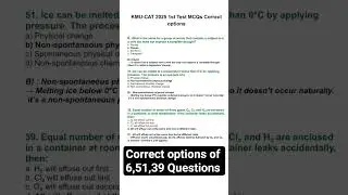 KMU-CAT 2025 1st Test | 17 July Test |. For Discussion Visit Channel