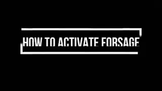 How to activate forsage using mobile phone |