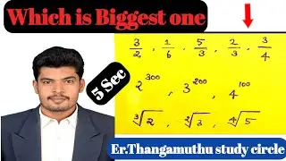 #SIMPLIFICATION PART-8 | Which is biggest one | by Er.Thangamuthu #Tnpsc #Tnusrb #SSC #RRB