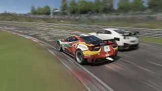 Short and beautiful transitions with mouse steering [Assetto Corsa Nordschleife]