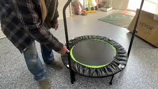 Review of the 40-inch Foldable Trampoline by Vevor #vevor #trampoline #exercise #weightloss #amazon