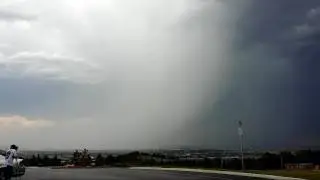 Tall hail shaft goes thru North Rapid